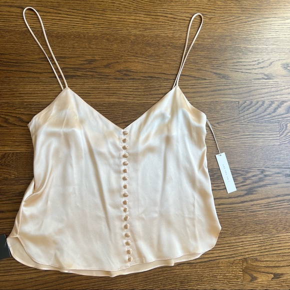 NWT Are You Am I Kaede silk camisole in Blush - Picture 15 of 16